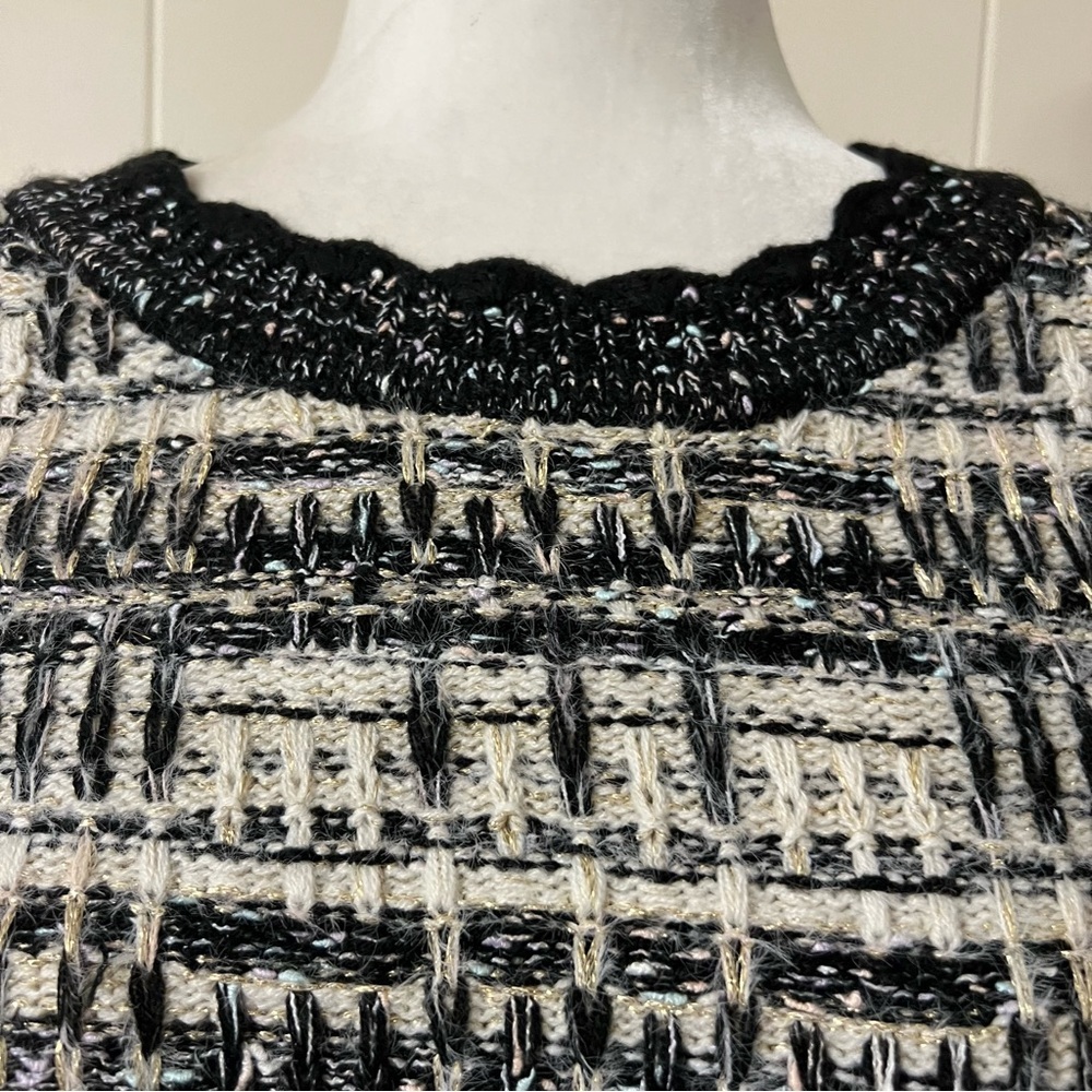 House of Harlow 1960 Scallop Edge Sweater small - Picture 5 of 7